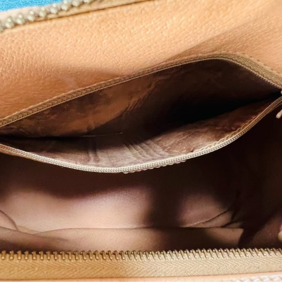 Celine Paris M14 Italy Macadam pattern PVC Razor Beige Leather Shoulder bag - Picture 14 of 16